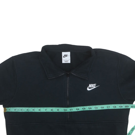 Nike Men's Black Small 1/2 Zip Pullover Sweatshirt