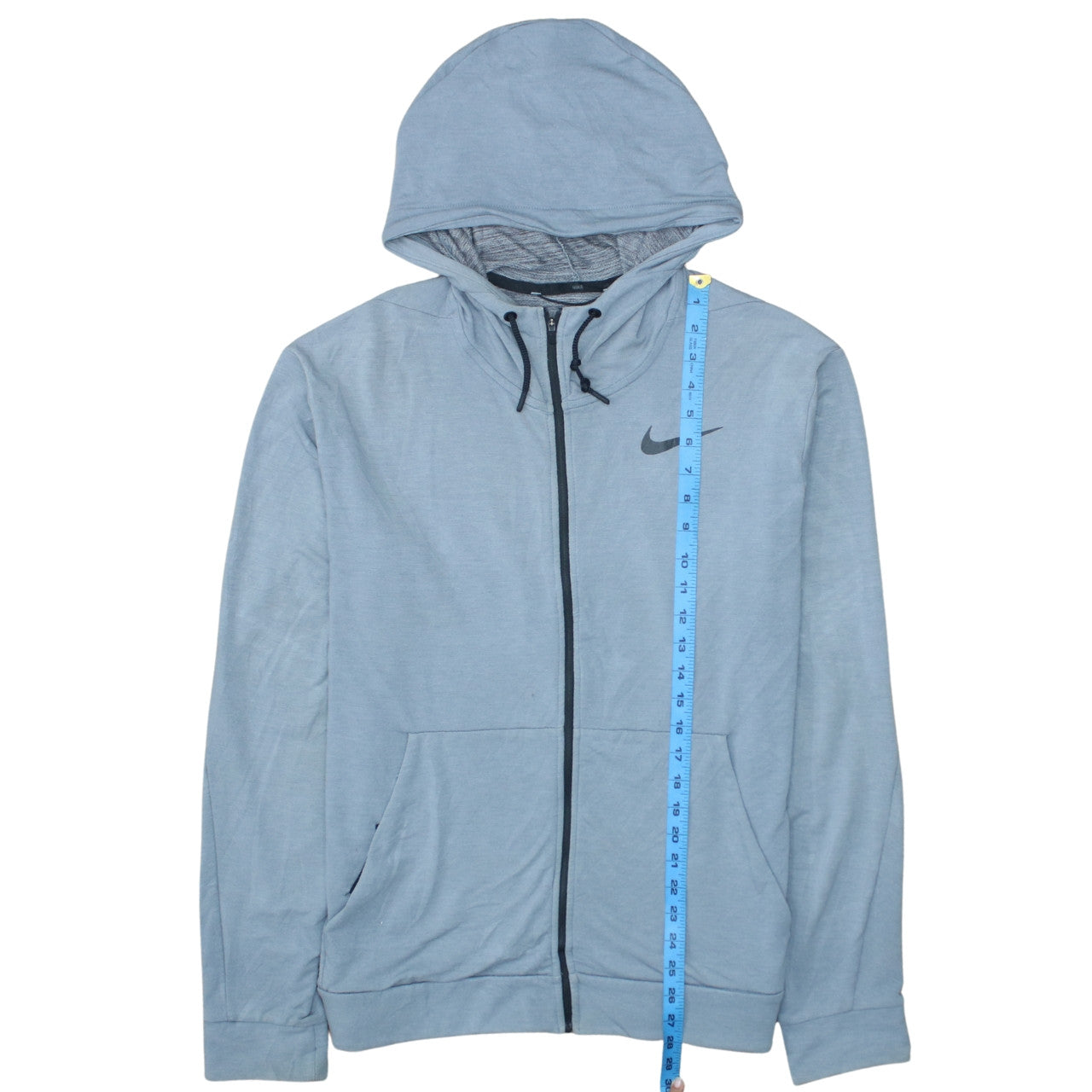 Nike Men's Blue Dri-FIT Full Zip Hoodie Size L Sportswear