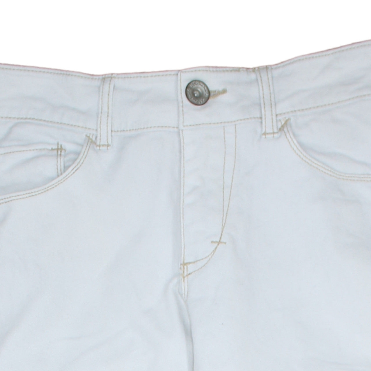 Lee Women’s White Straight Leg Jeans Size 12 Low Rise Stretch Denim