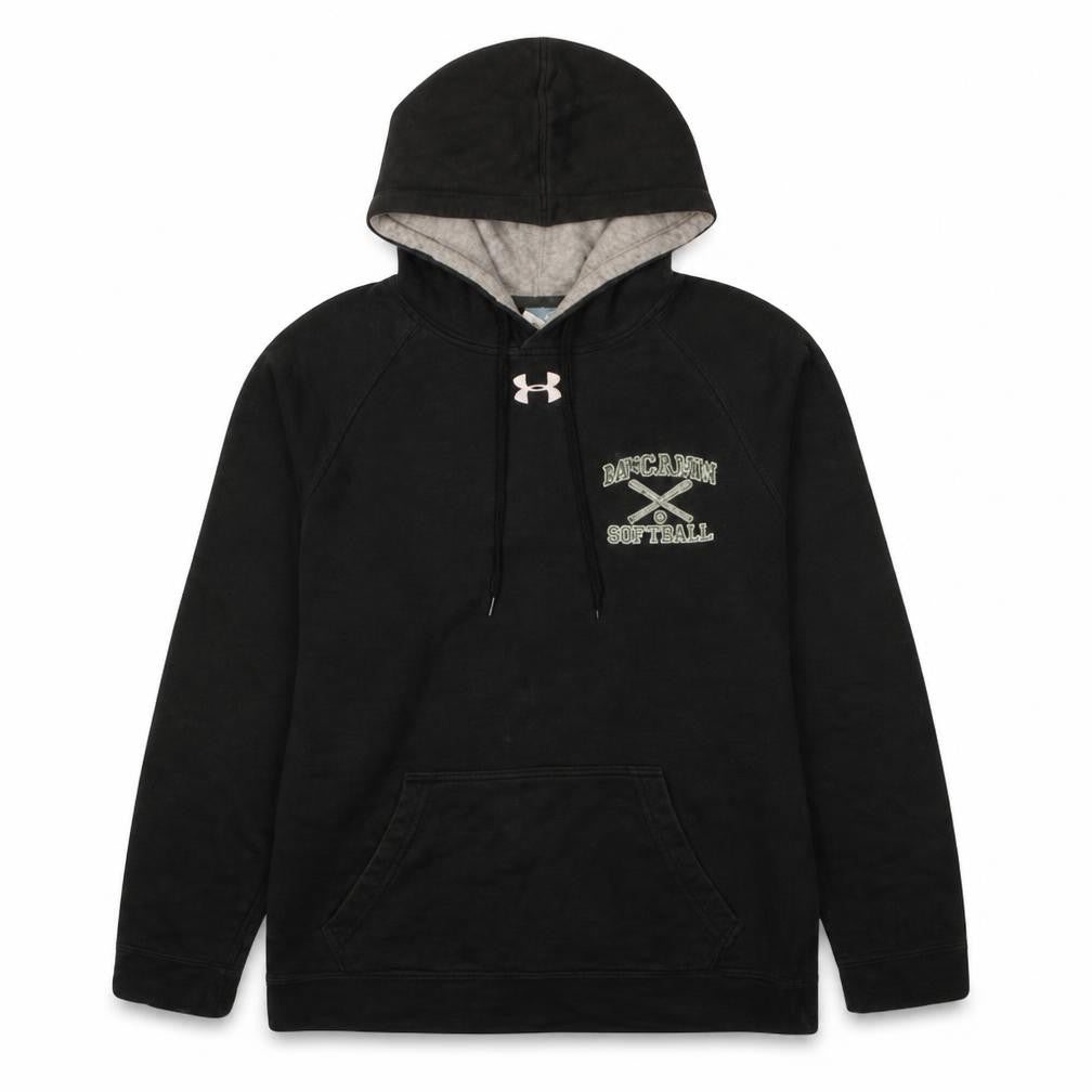 Under Armour Men's Black Pullover Hoodie Size S McCann Softball Sports