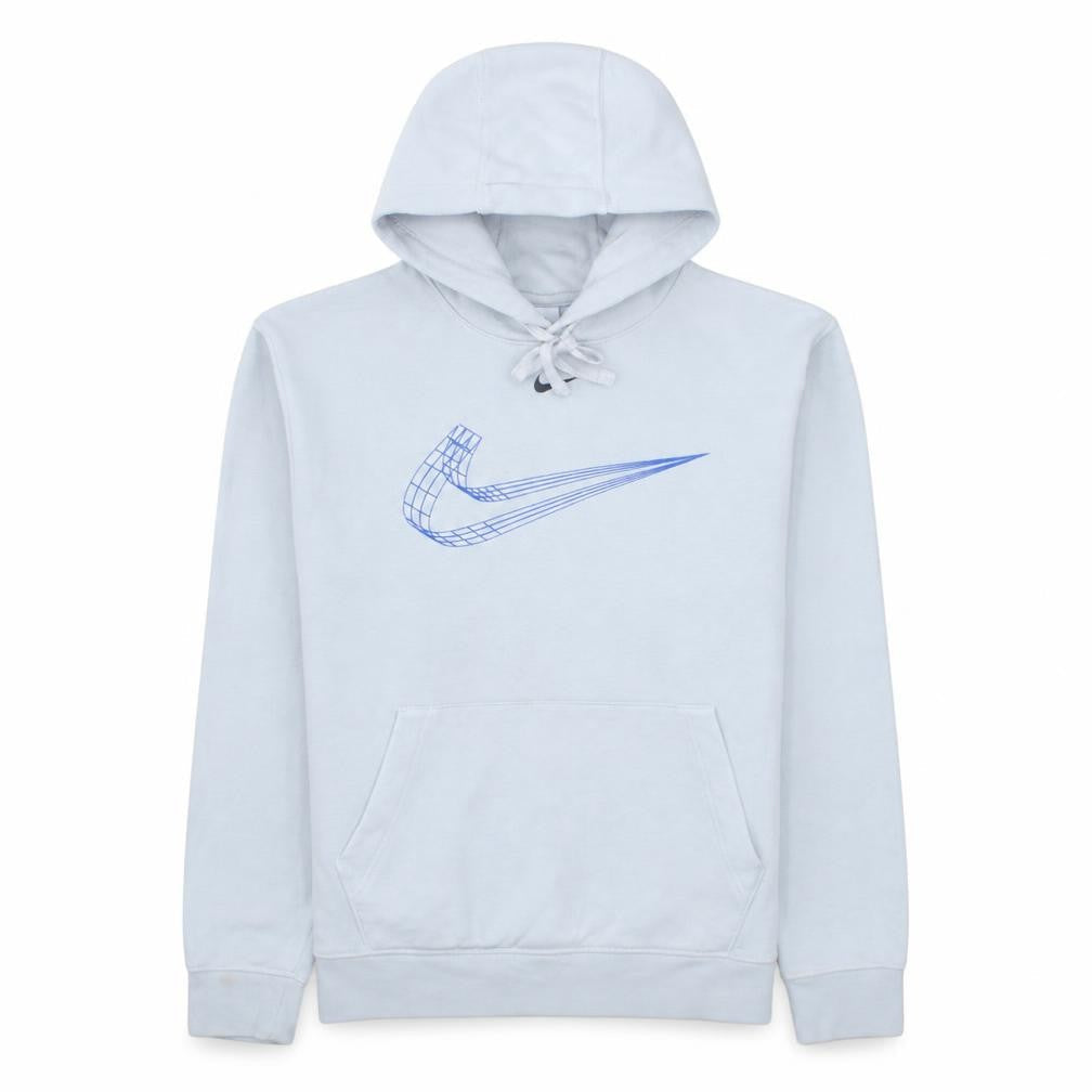 Nike Men's White Pullover Hoodie Small Graphic Sports Style