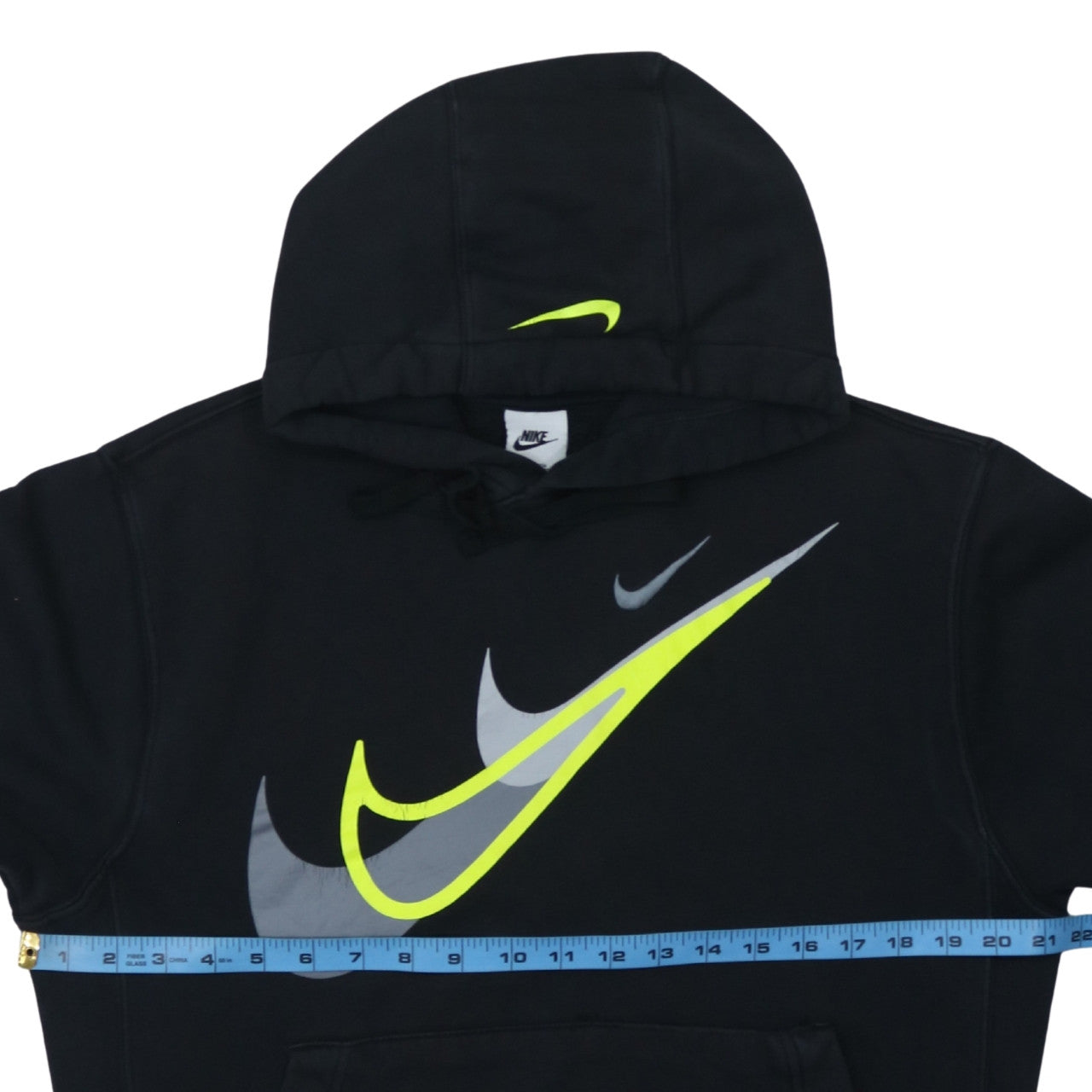Nike Men's Black XS Pullover Hoodie Fleece Graphic Logo Sweatshirt