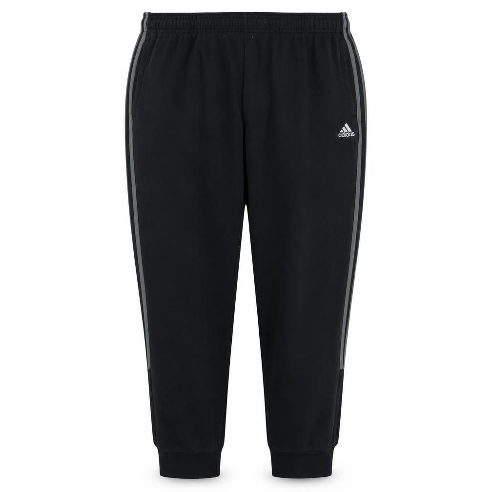 adidas Men's Black 2XL Joggers Tapered Fleece Sweatpants