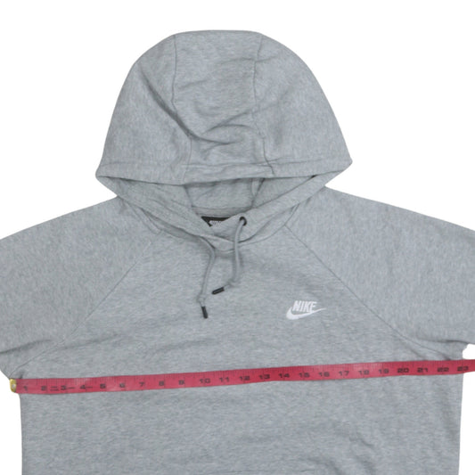 Nike Men's Grey Pullover Hoodie L Regular Fit Sportswear