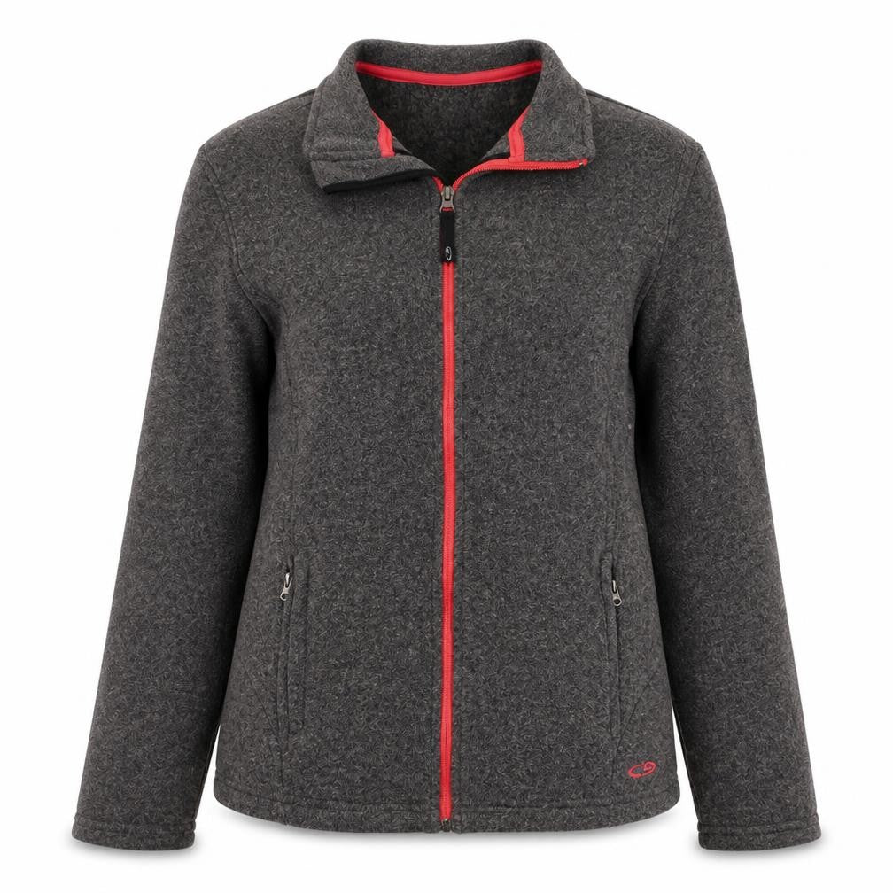 C9 Champion Women's Grey Fleece Full Zip Jacket Size M
