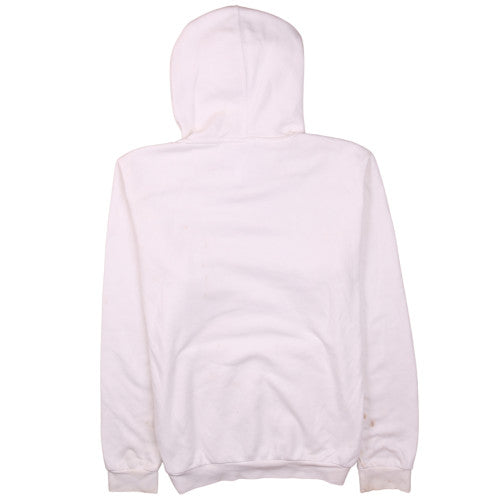 Adidas Men's White XS Pullover Hoodie with Logo Graphic