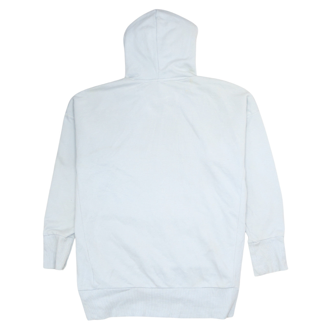 Adidas Womens Light Blue Pullover Hoodie Size L Logo Sportswear