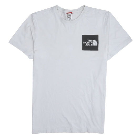 The North Face Men's White Cotton Crew Neck Short Sleeve T-Shirt M