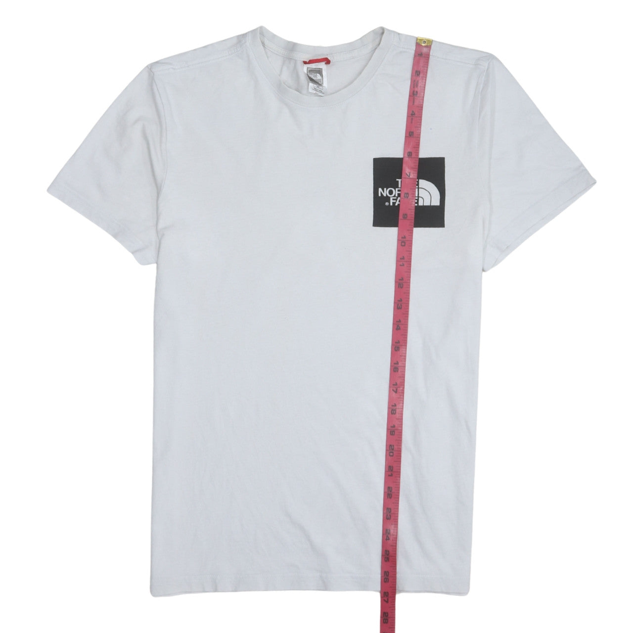 The North Face Men's White Cotton Crew Neck Short Sleeve T-Shirt M