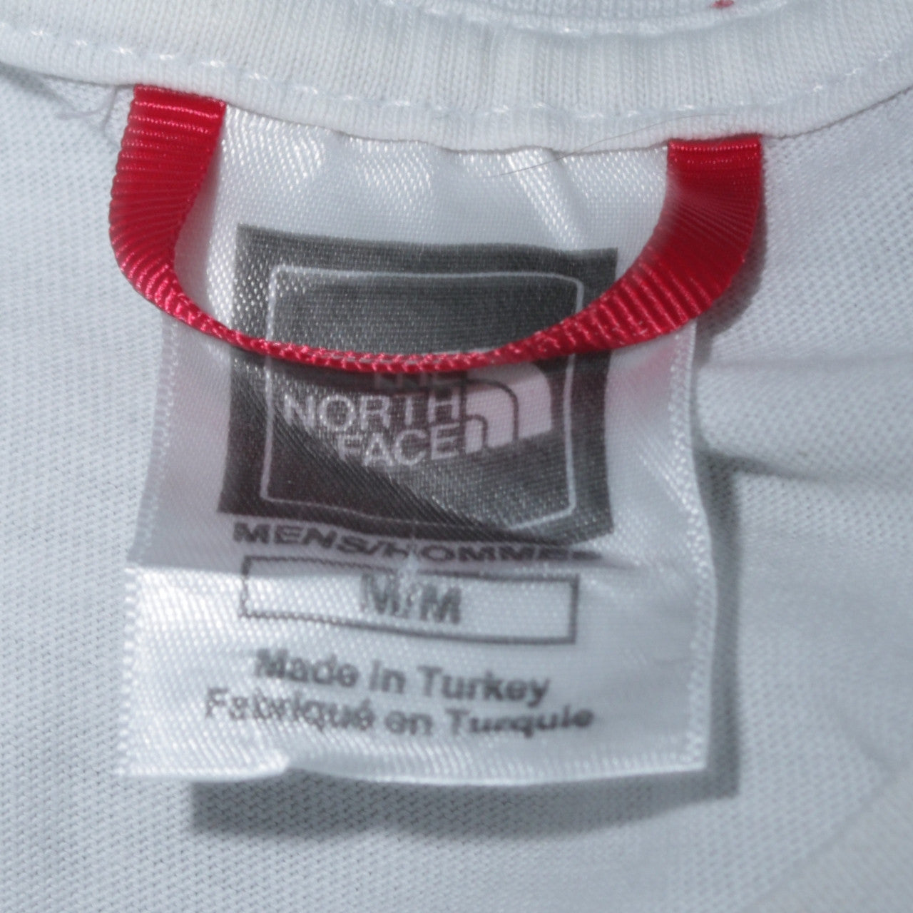 The North Face Men's White Cotton Crew Neck Short Sleeve T-Shirt M