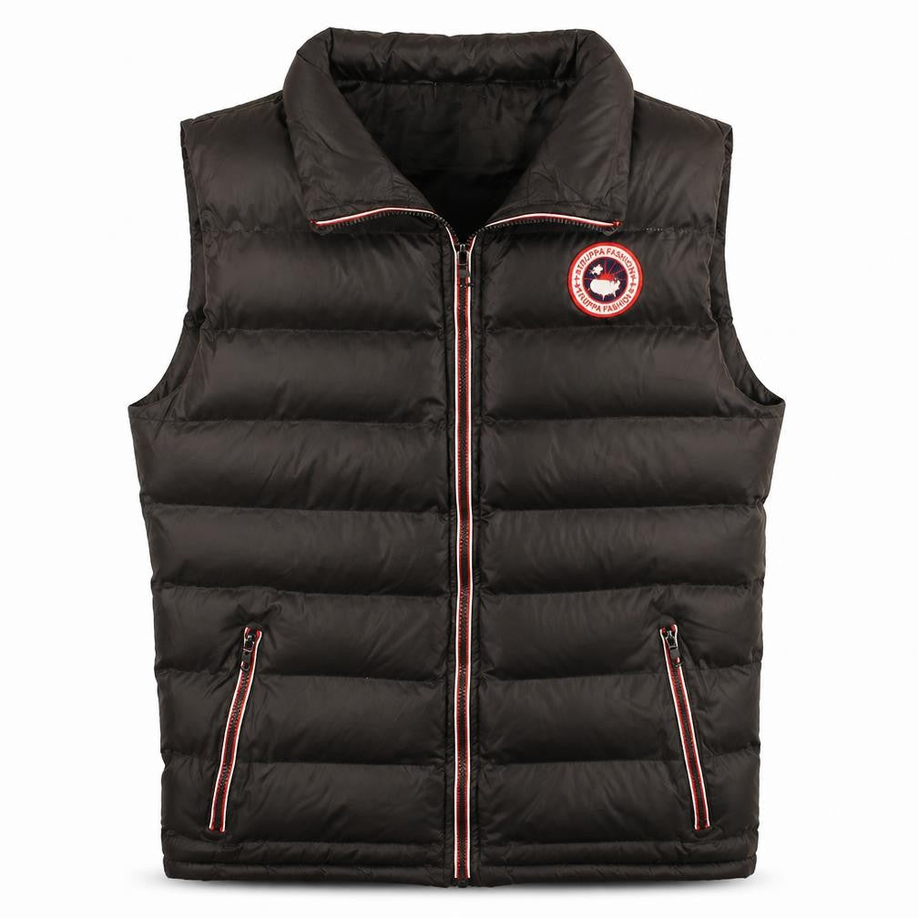 Truppa Men's Black Puffer Waistcoat L Lightweight Winter Vest