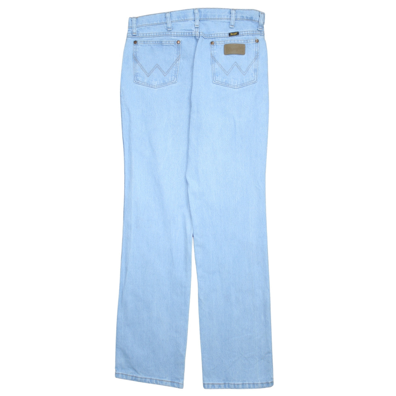 Wrangler Men Blue 30x32 Straight Leg Denim Jeans