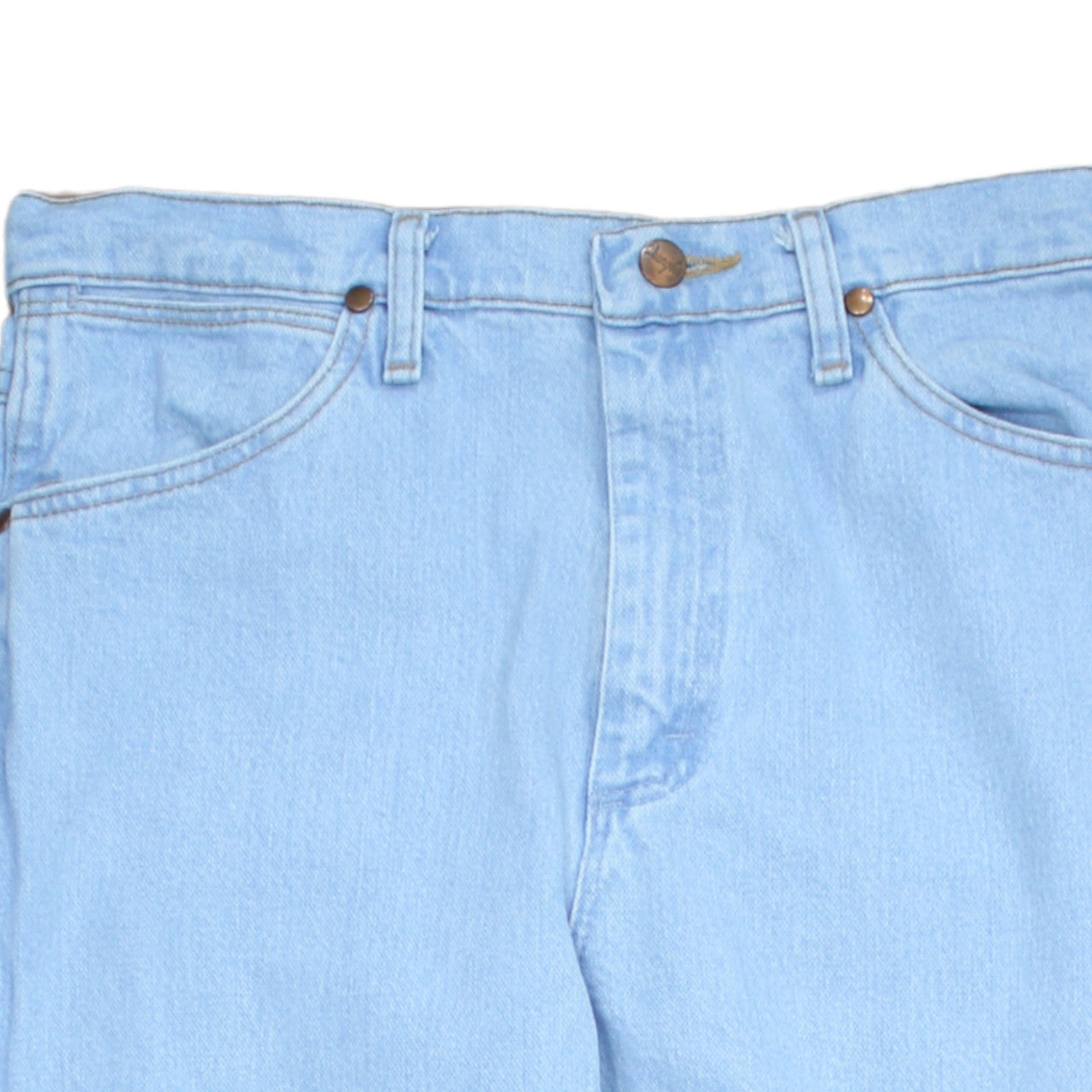 Wrangler Men Blue 30x32 Straight Leg Denim Jeans