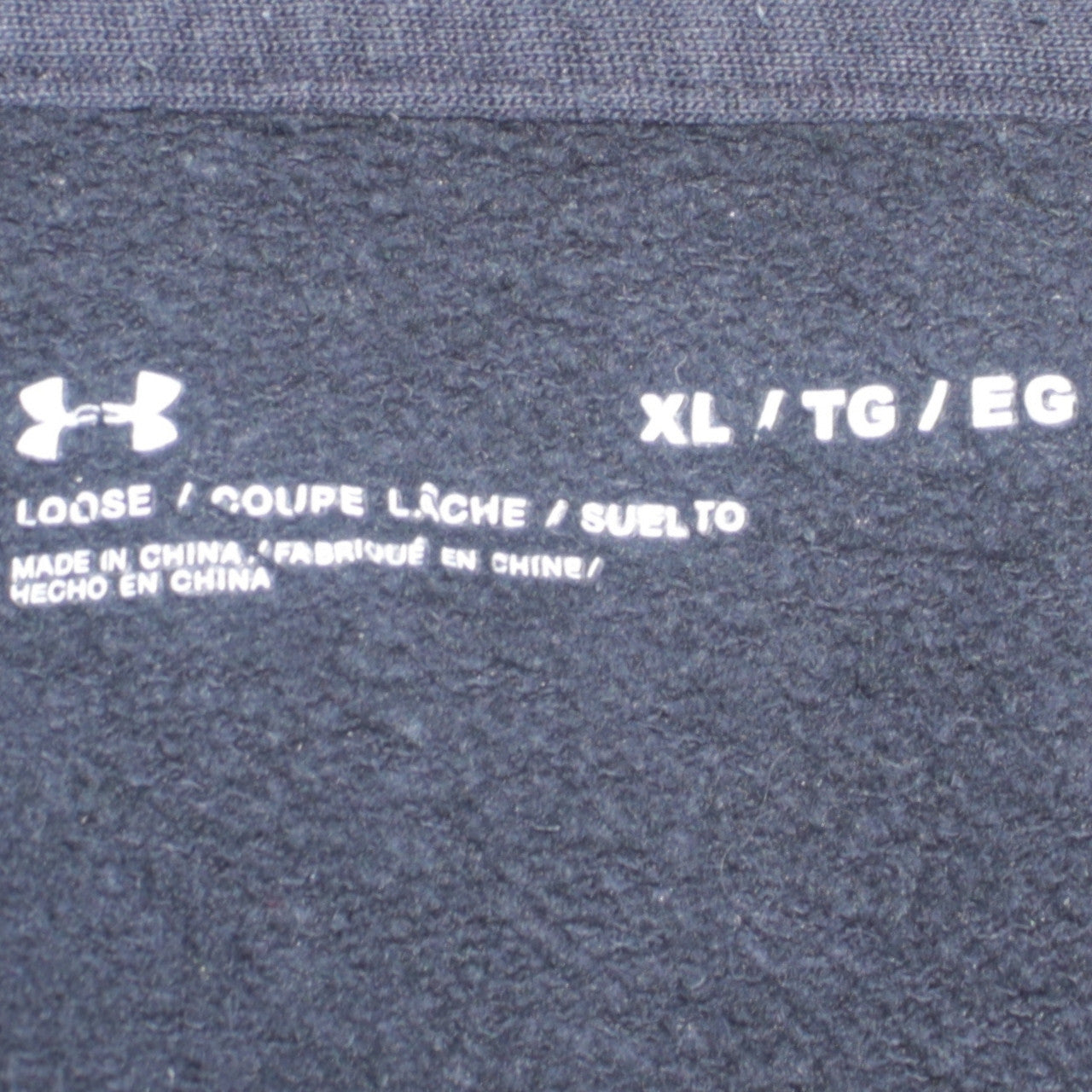 Under Armour Men's Black XL Full Zip Hoodie Sweatshirt