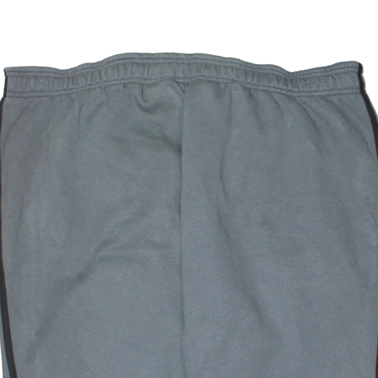 Adidas Men's Grey 2XL Fleece Jogger Trousers with Stripes