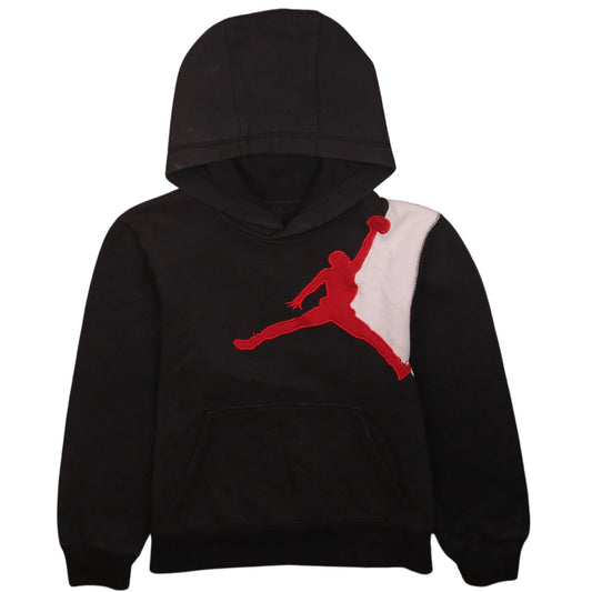 Nike Jordan Boys Black Red Pullover Hoodie 10-12 Years