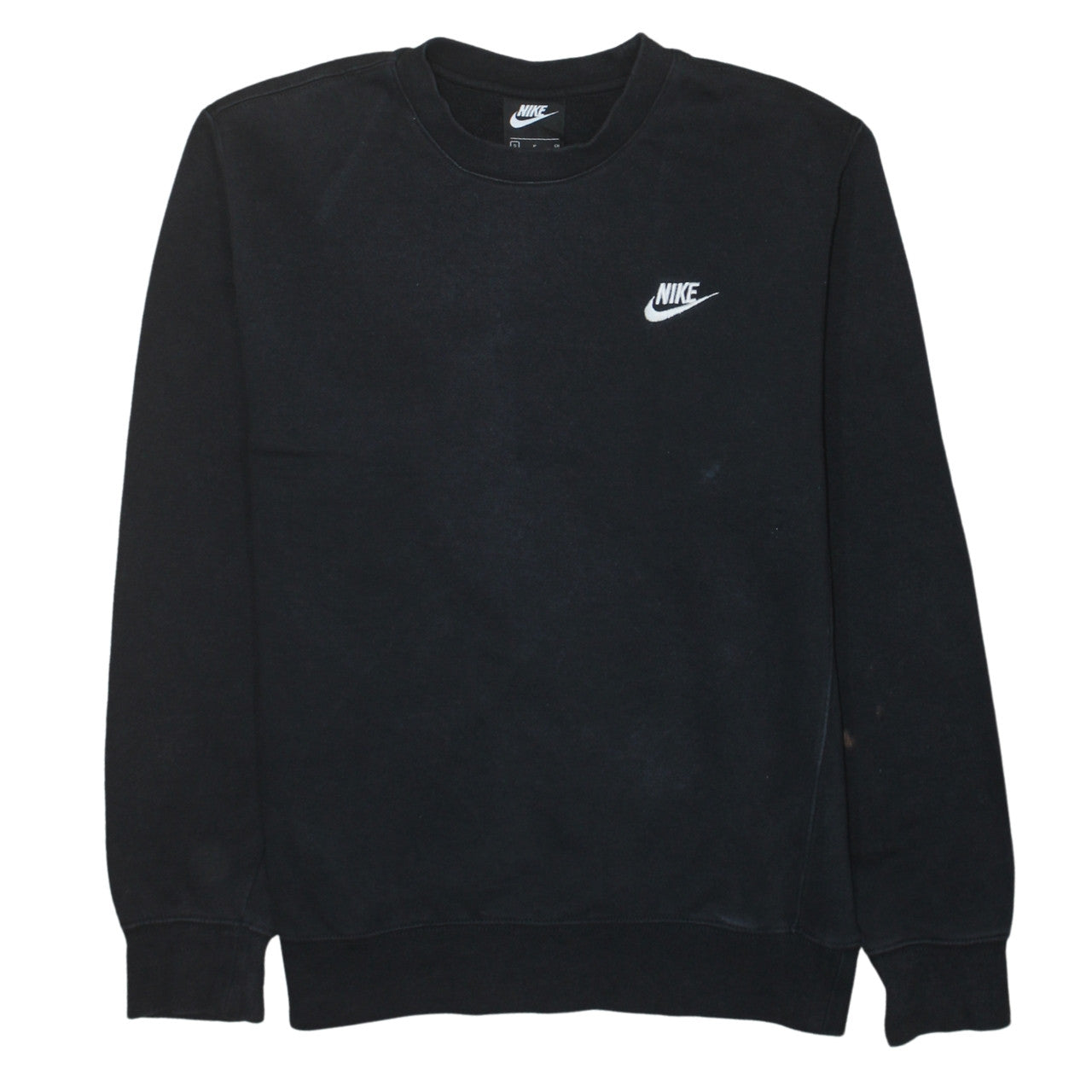 Nike Men's Black Small Pullover Crew Neck Sweatshirt