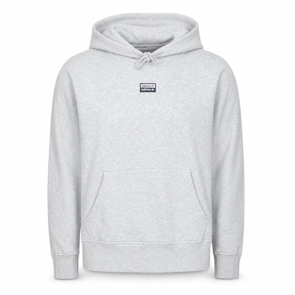 Adidas Womens Grey Pullover Hoodie Size M Regular Cotton Blend