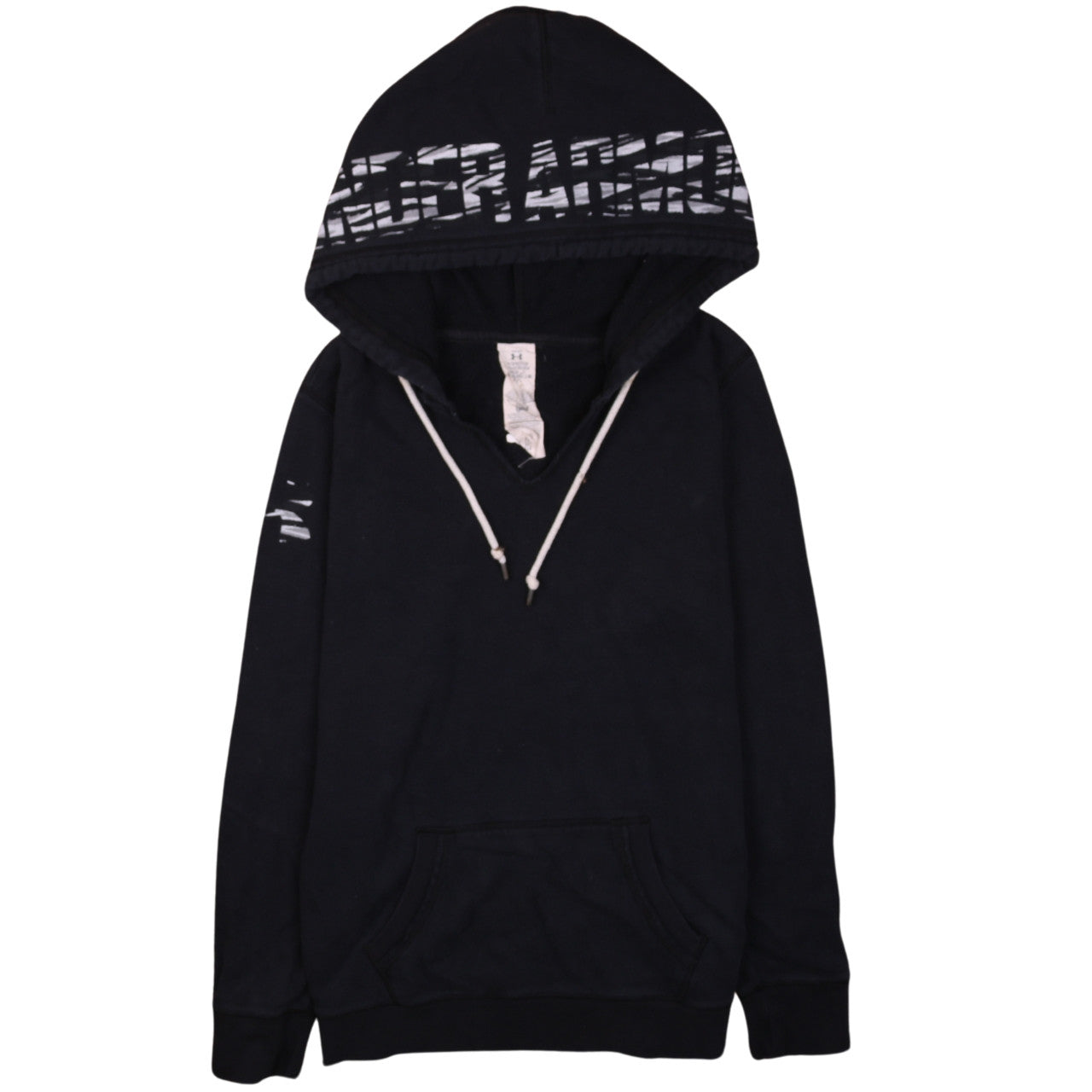 Under Armour Womens Black Pullover Hoodie Size L ColdGear Fleece