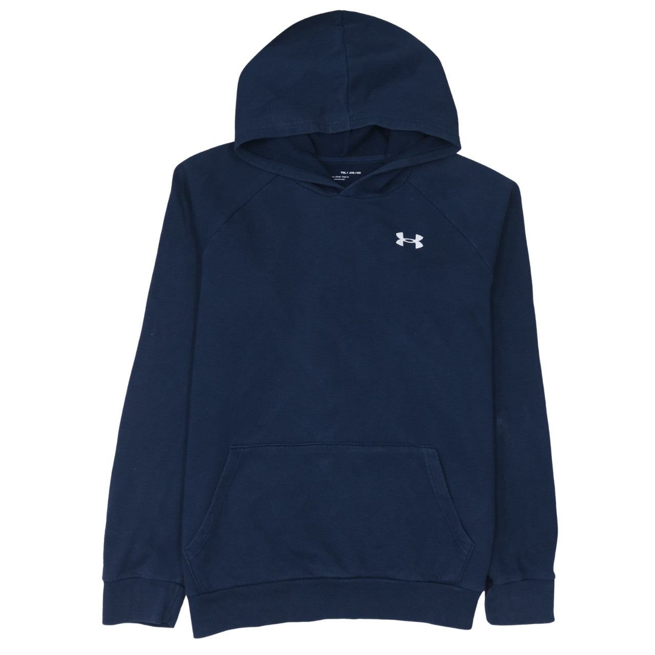 Under Armour Boys Navy Blue Pullover Hoodie Size 158 Cotton Blend