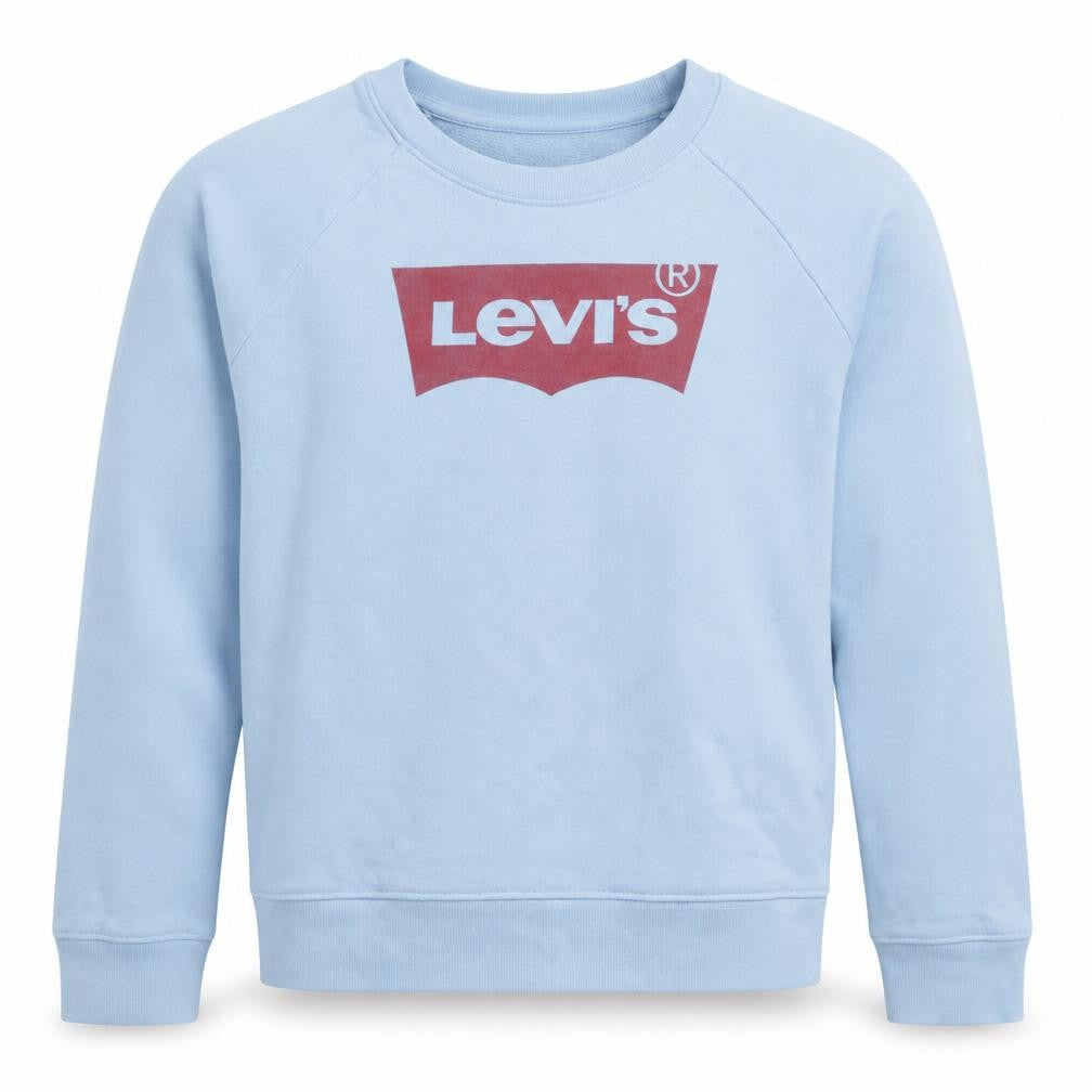 Levi's Mens Blue Logo Crew Neck Pullover Sweatshirt Size S
