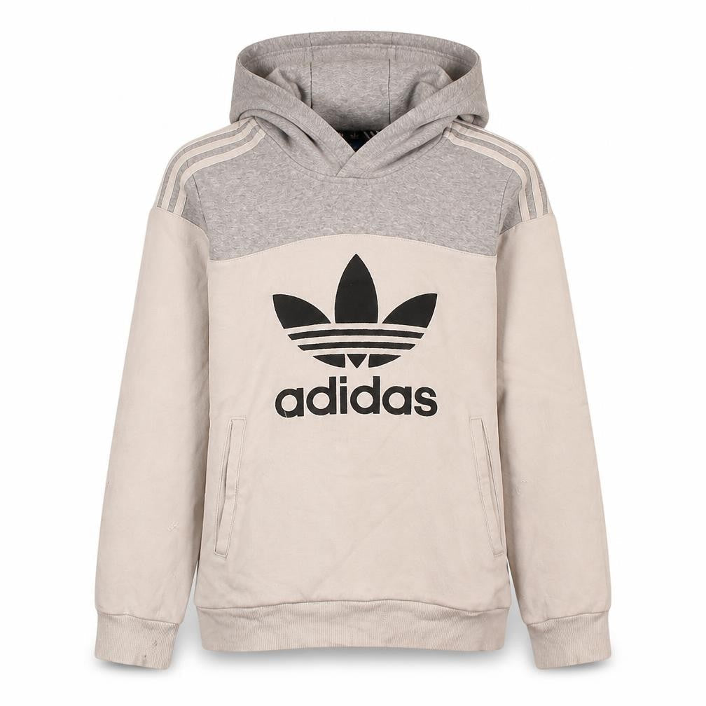 Adidas Boys Grey Hoodie 13-14 Years Pullover Cotton Sweatshirt