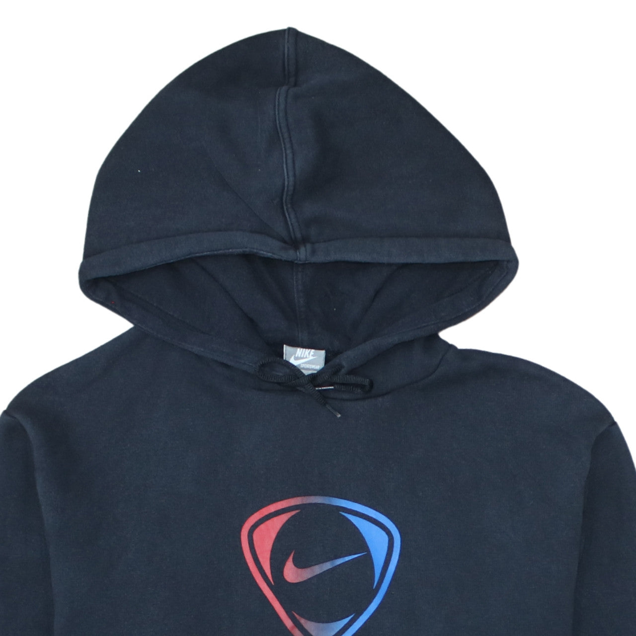 Nike Mens Black Pullover Hoodie L Sportswear Fleece Sweatshirt
