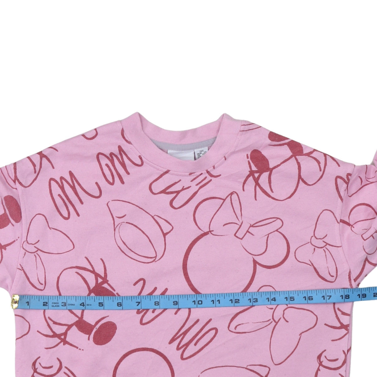 Disney Primark Women Pink Minnie Mouse Pullover Sweatshirt 2XS