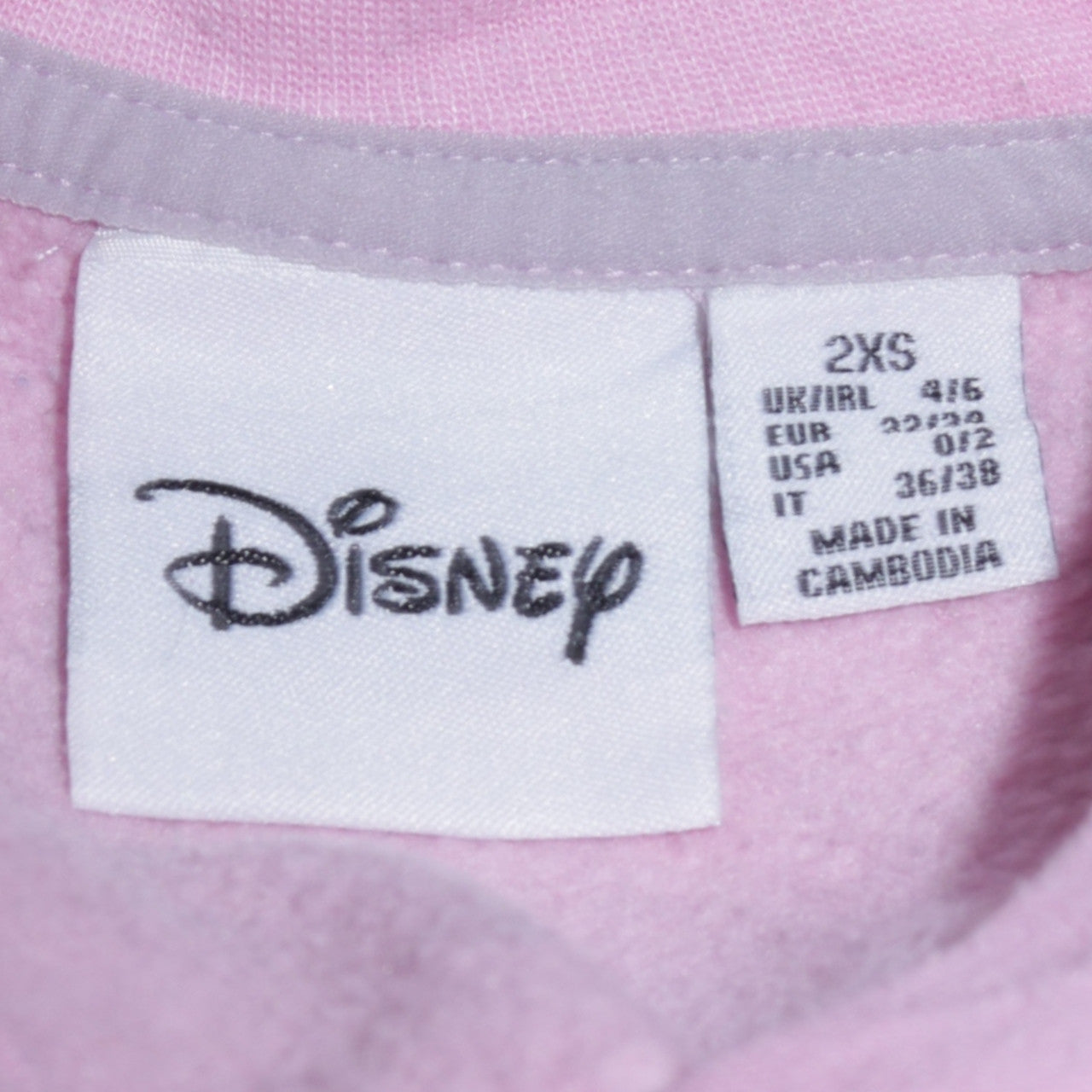 Disney Primark Women Pink Minnie Mouse Pullover Sweatshirt 2XS