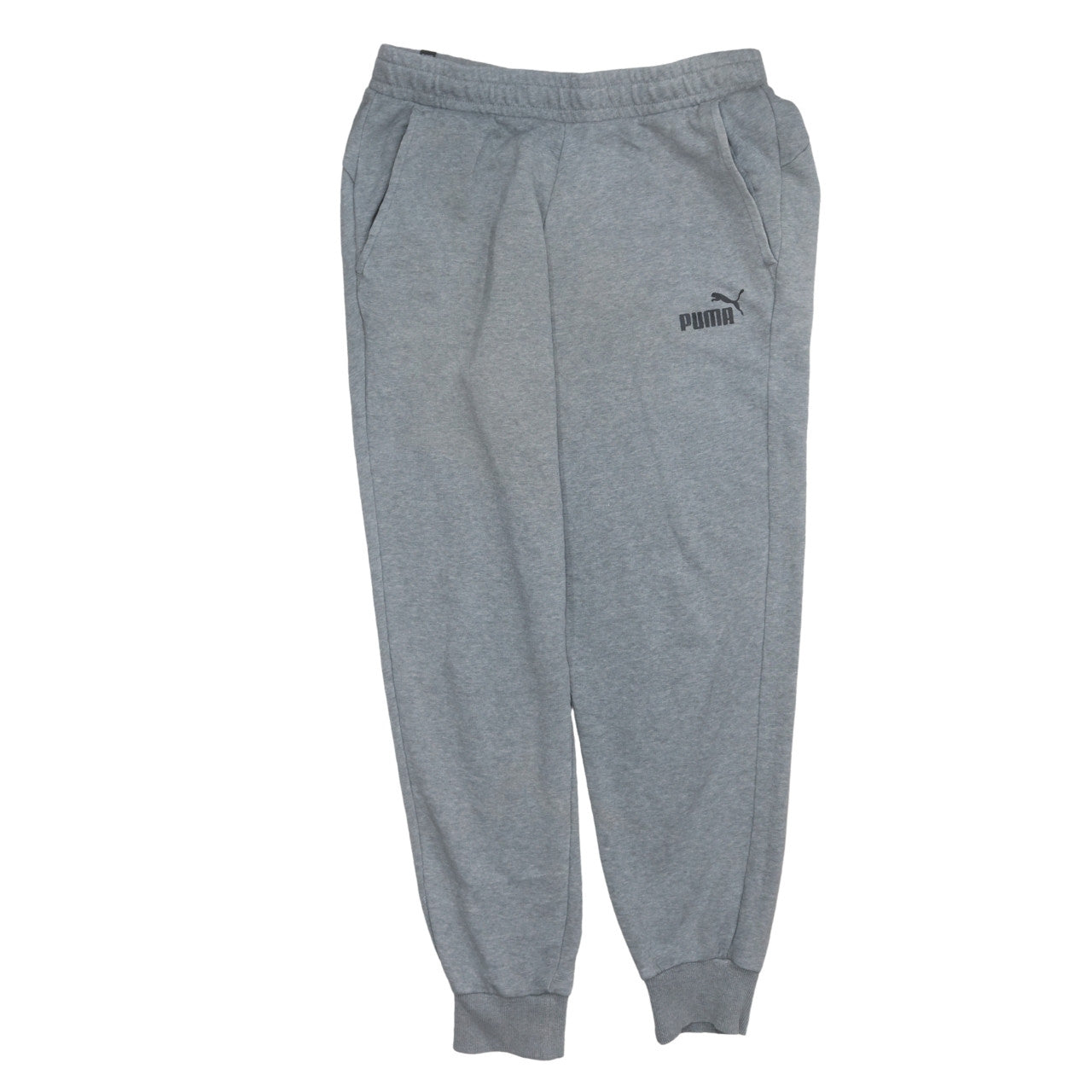 Puma Men's Grey Jogger Sweatpants Size L Regular Fit