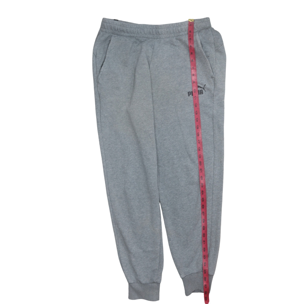Puma Men's Grey Jogger Sweatpants Size L Regular Fit