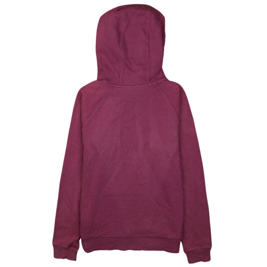 The North Face Women’s Purple Pullover Hoodie M Logo Print Cotton Blend