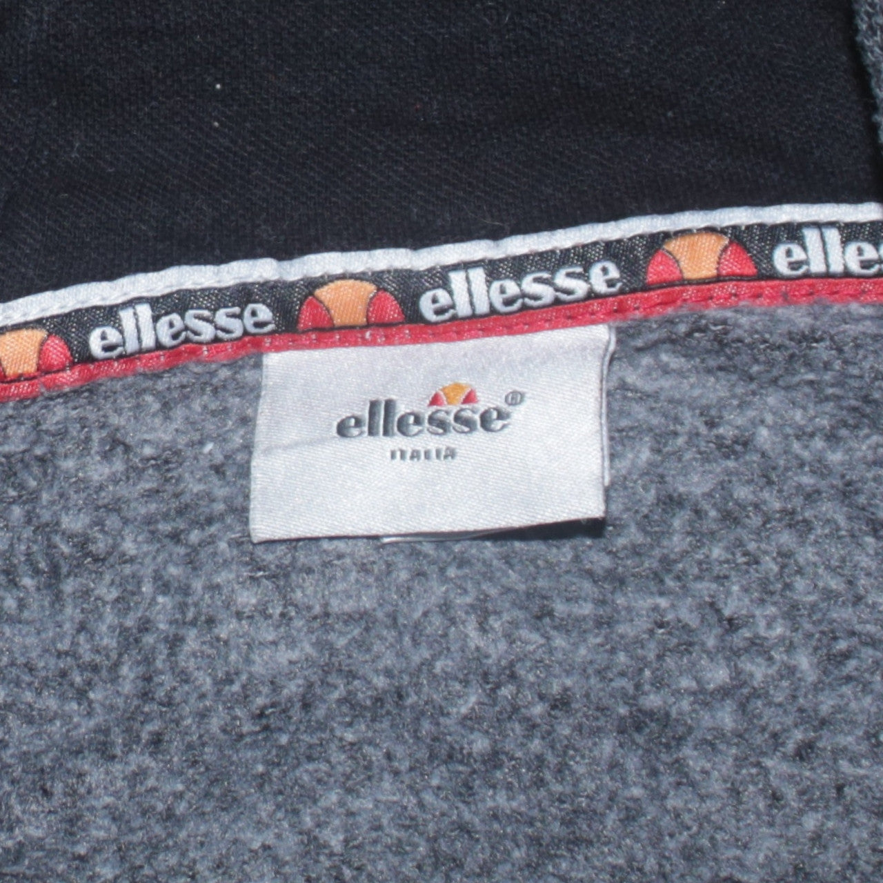 Ellesse Men's Black Full Zip Hoodie M Regular Fit Sports Style