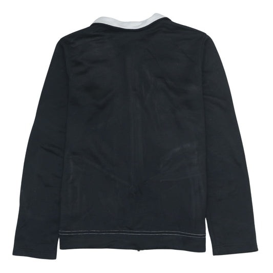 Nike Boys Black Full Zip Sports Sweatshirt XL Colourblock Logo