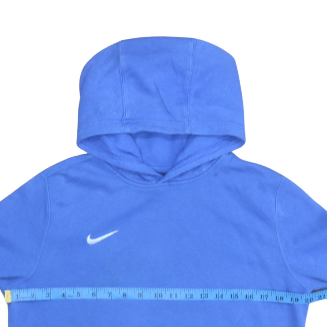 Nike Boys Blue Pullover Hoodie XL 158-170cm Cotton Blend Sweatshirt
