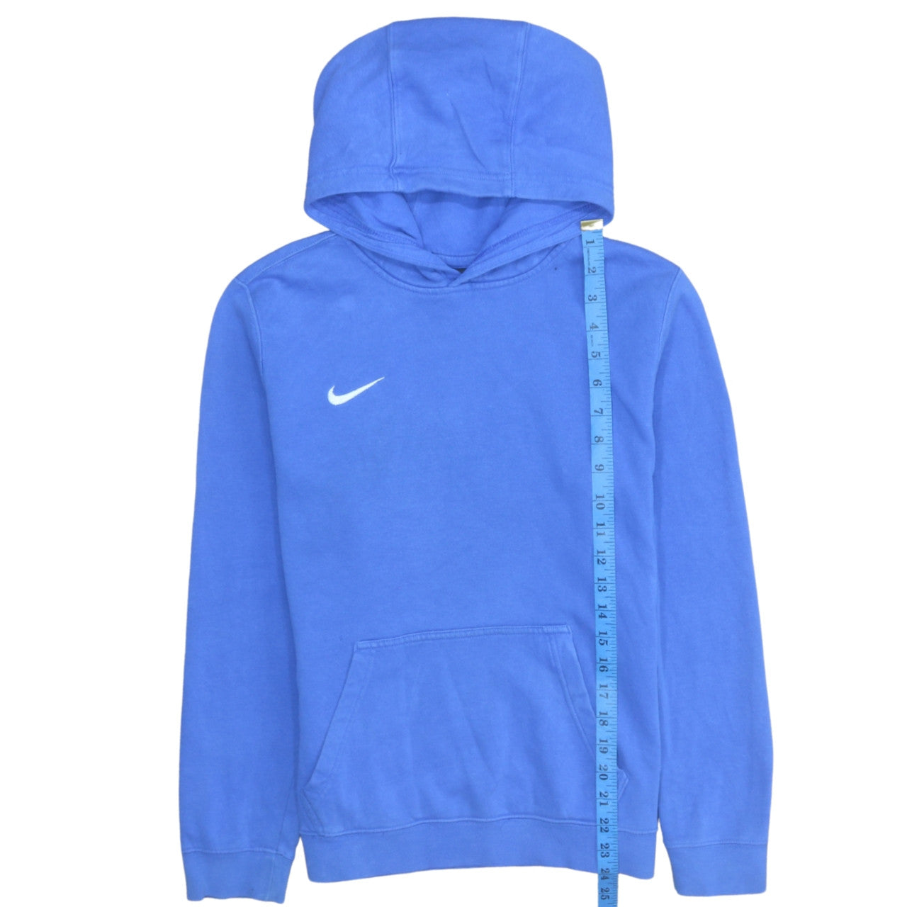 Nike Boys Blue Pullover Hoodie XL 158-170cm Cotton Blend Sweatshirt