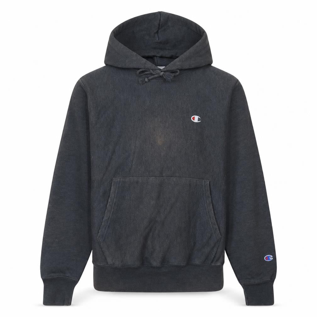 Champion Men's Black Small Pullover Fleece Hoodie