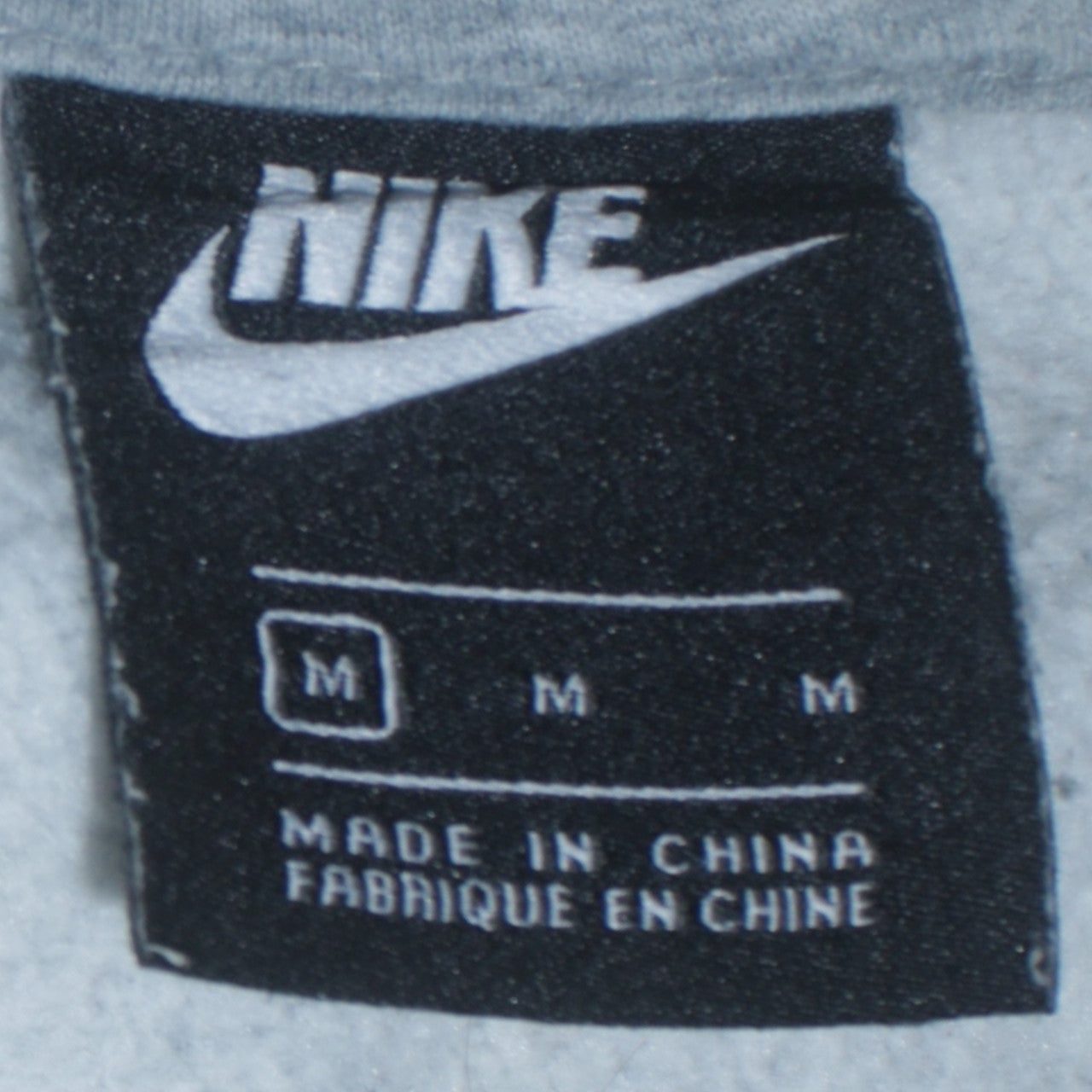 Nike Men's Grey & Black 1/4 Zip Pullover Hoodie Size M
