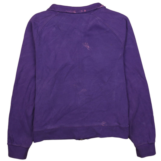 Nike Teens Purple Track Jacket Full Zip Activewear Size 14