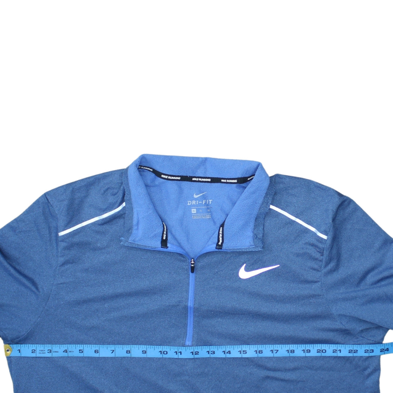 Nike Men's Blue Dri-Fit XL 1/4 Zip Running Sweatshirt