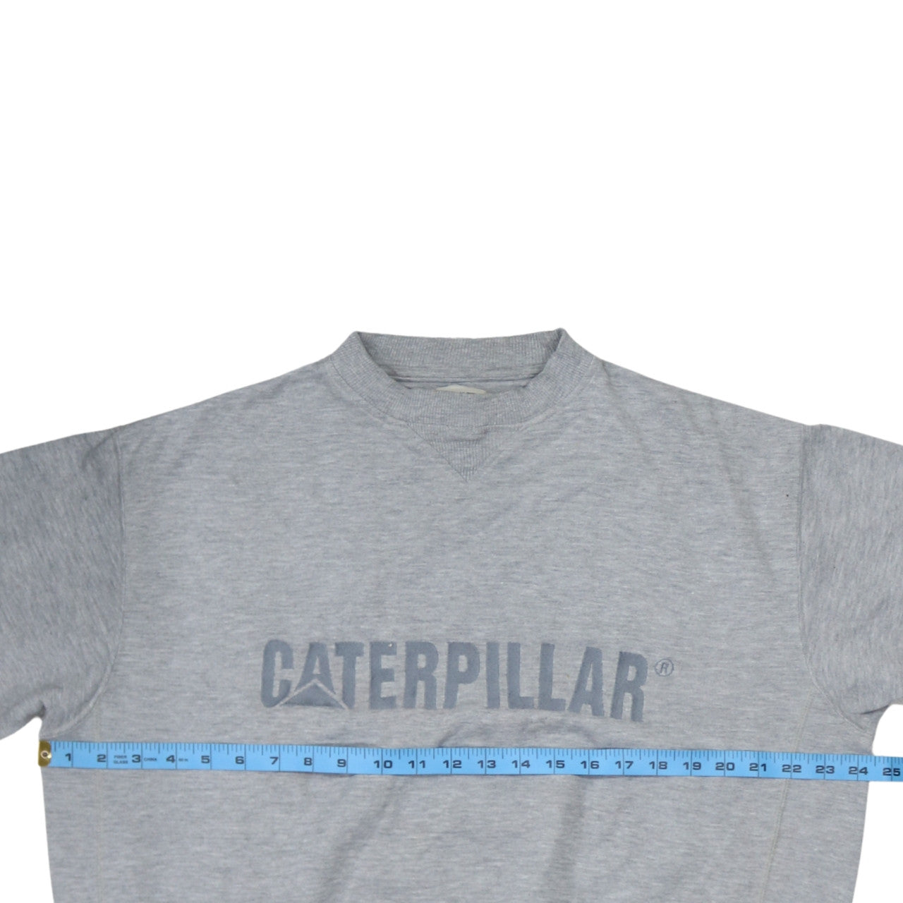 Caterpillar Men's Grey Pullover Sweatshirt L Regular Fit