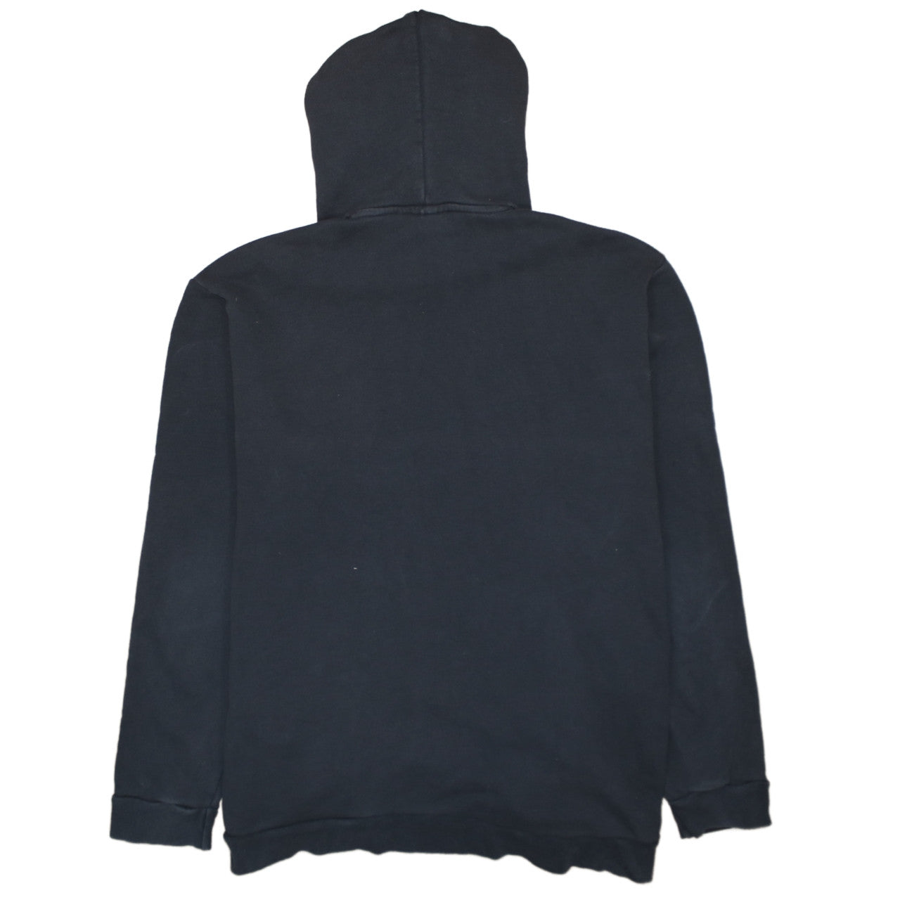 Adidas Mens Black 2XL Pullover Hoodie Trefoil Logo Fleece Sweatshirt