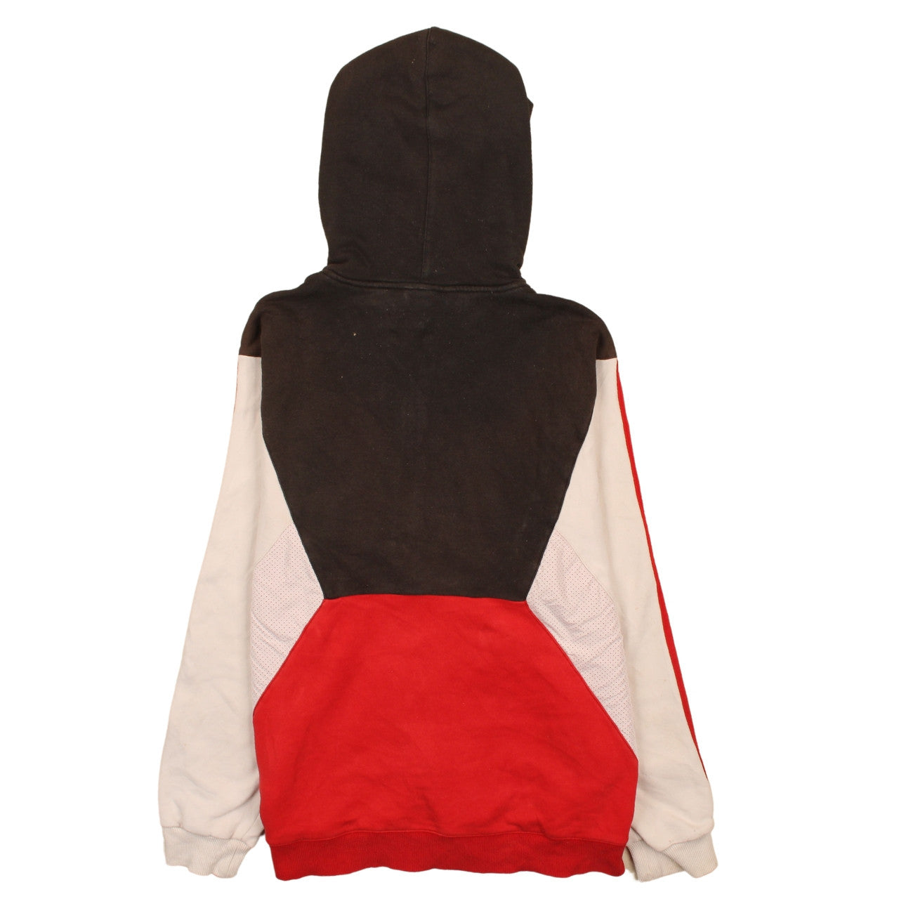 Adidas Men's Black Red White Full Zip Hoodie Size M Sportswear