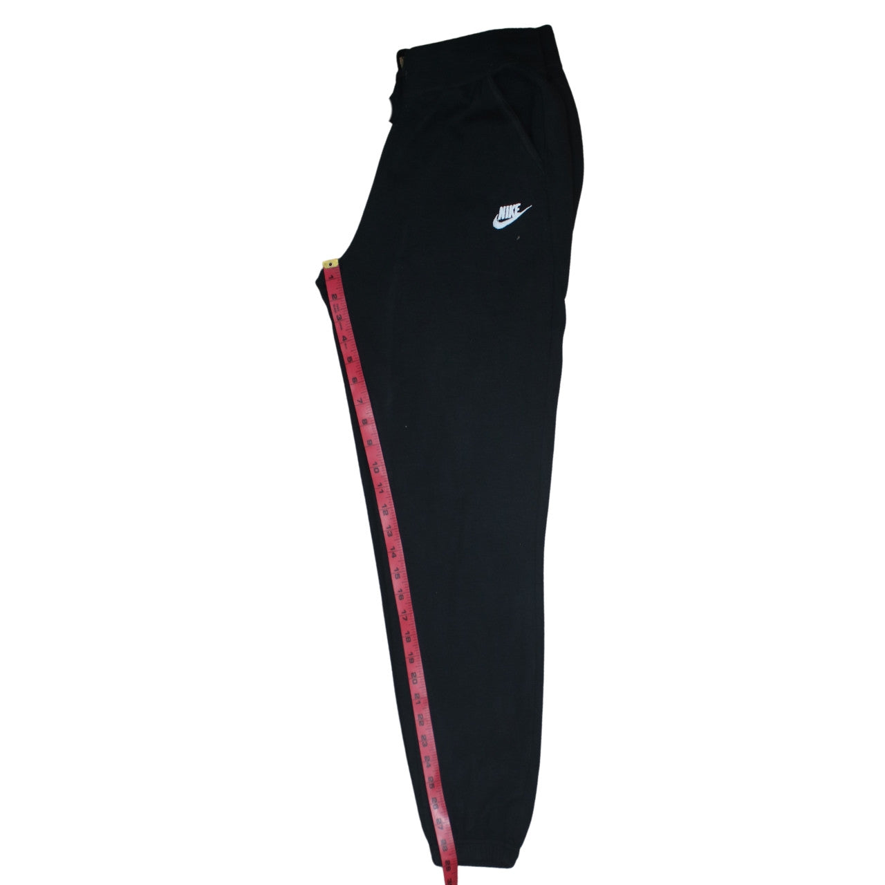 Nike Mens Black Jogger Trousers Size S Regular Fit Fleece Sweatpants