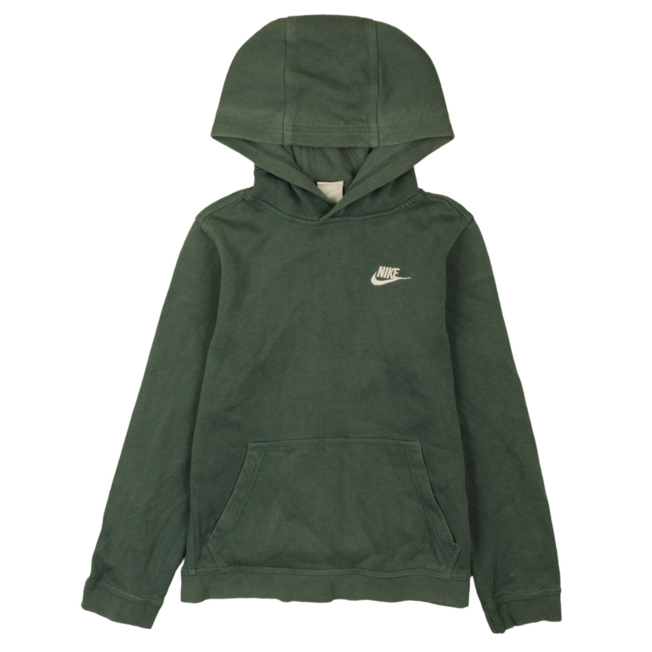 Nike Boys Green Pullover Fleece Hoodie L 147-158cm Regular Fit