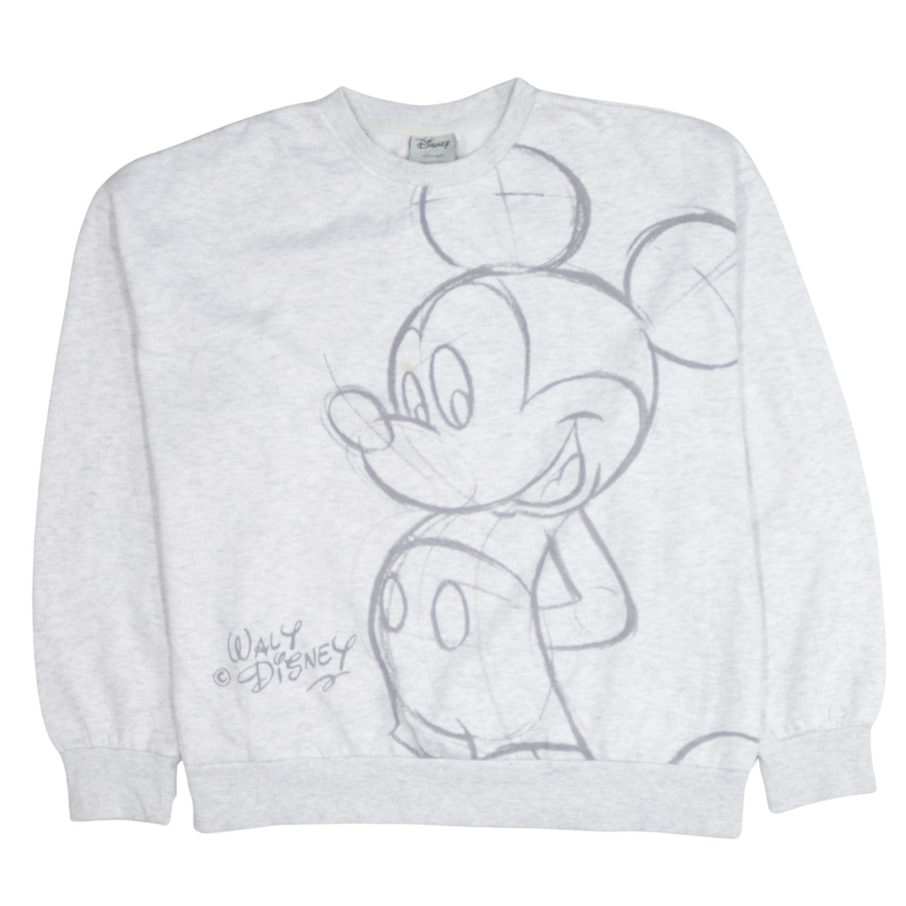 Disney x Primark Women’s Grey Mickey Mouse Sweatshirt Size S 10/12