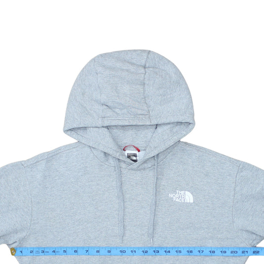 The North Face Womens Grey Small Cropped Pullover Hoodie