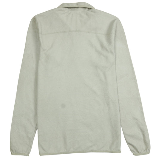The North Face Men's Beige Fleece 1/2 Zip Pullover Sweatshirt S