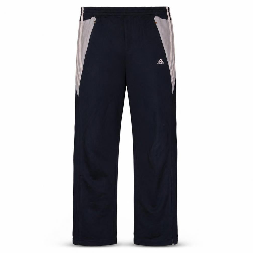 Adidas Men's Black Track Pants M Elastic Waist Zip Pockets