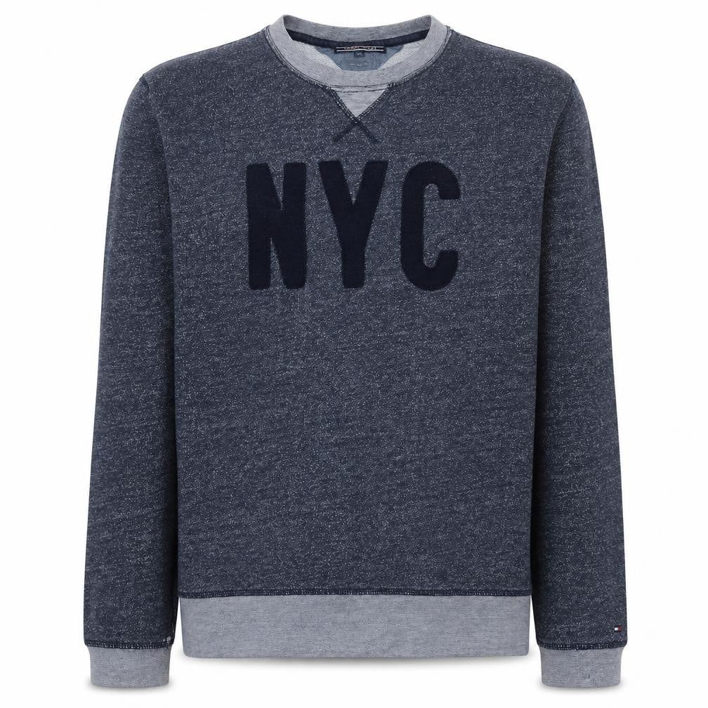 Tommy Hilfiger Men's Blue NYC Crew Neck Sweatshirt 2XL Classic Fit